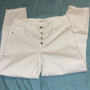 Women Old Navy Slim Straight High Rise Jeans